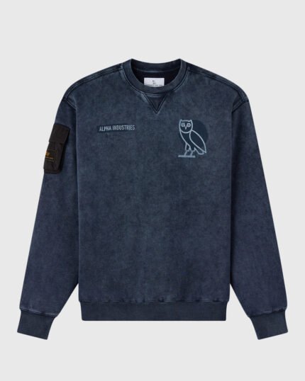 Alpha Industries Garment Dyed Crewneck