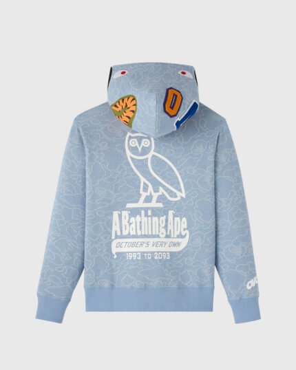 Bape® Neon 1st Camo Shark Full-Zip Hoodie