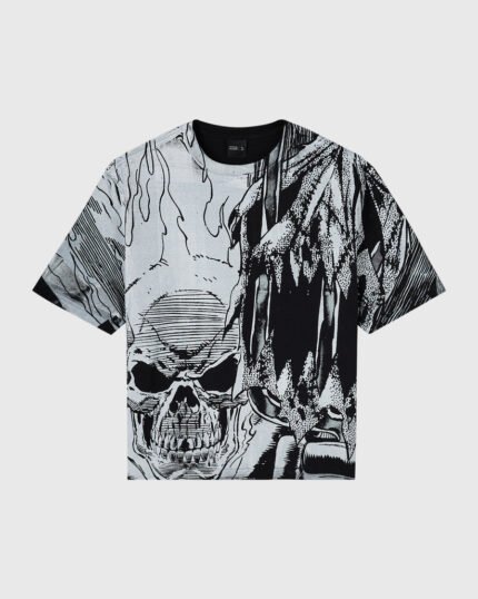 Marvel Ghost Rider Splash Page Tee -Black