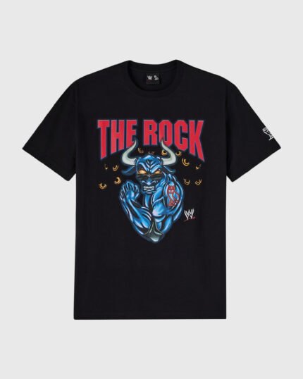 WWE the Rock Tee - Black